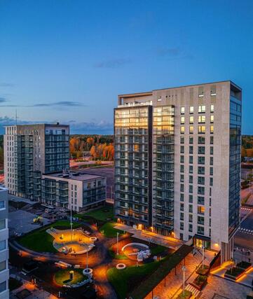 Rental Espoo Espoonlahti 2 rooms Julkisivukuva sisäpihalta
