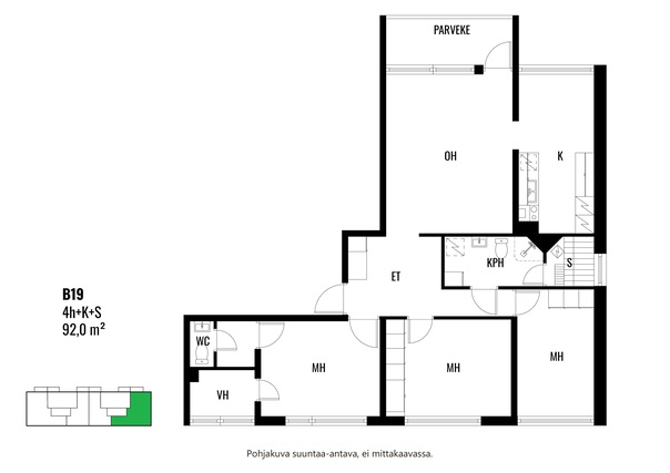 Rental Oulu Rajakylä 4 rooms