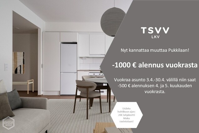 Rental Turku Pukkila 2 rooms Yleiskuva