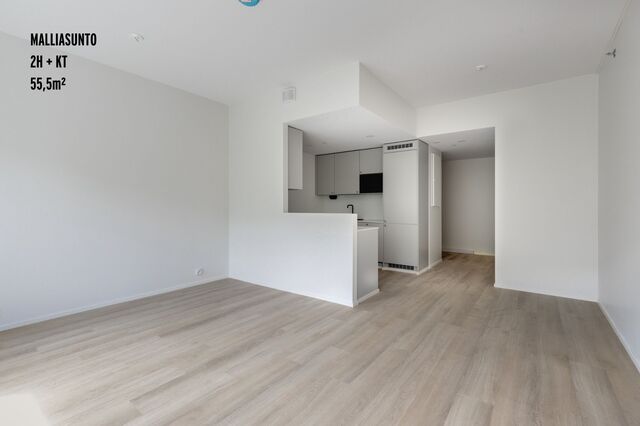 Rental Turku Linnanfältti 2 rooms Olohuone