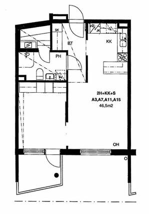 Vuokra-asunto Espoo Leppävaara Kaksio