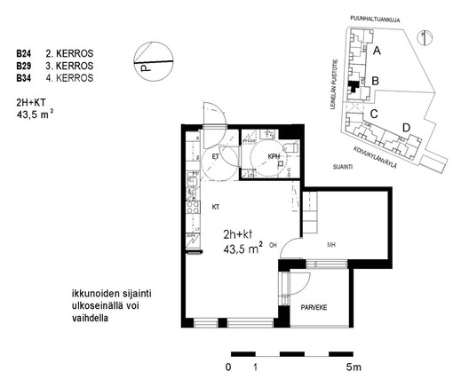 Rental Vantaa Leinelä 2 rooms