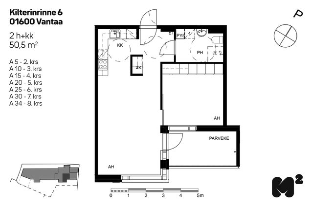 Rental Vantaa Myyrmäki 2 rooms