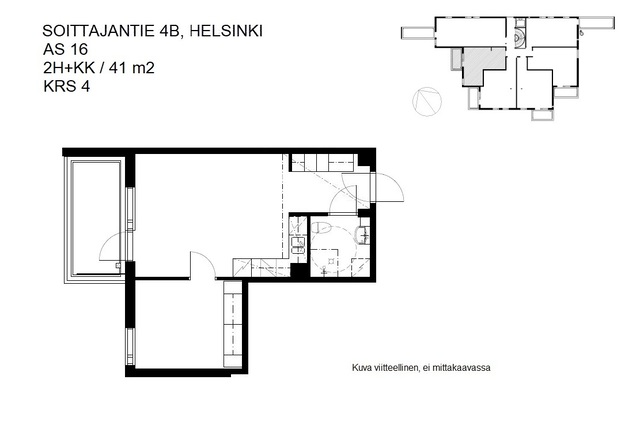 Vuokra-asunto Helsinki Kannelmäki Kaksio
