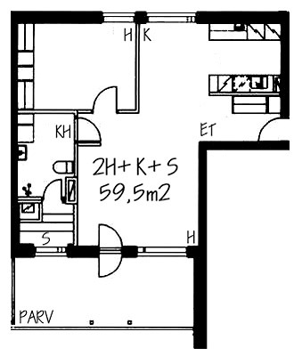 Rental Vantaa Simonkylä 2 rooms