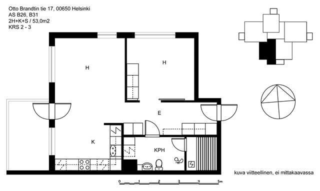 Rental Helsinki Veräjälaakso 2 rooms