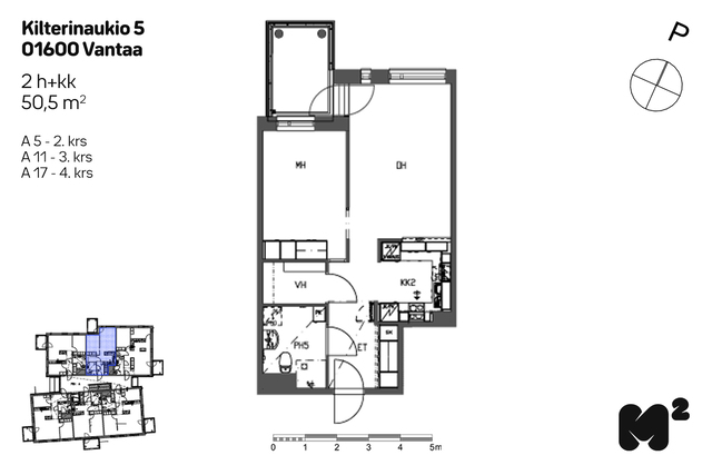 Rental Vantaa Myyrmäki 2 rooms