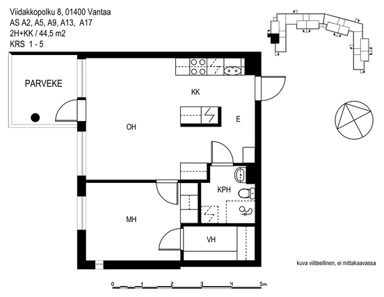 Rental Vantaa Asola 2 rooms