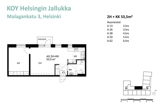 Rental Helsinki Jätkäsaari 2 rooms