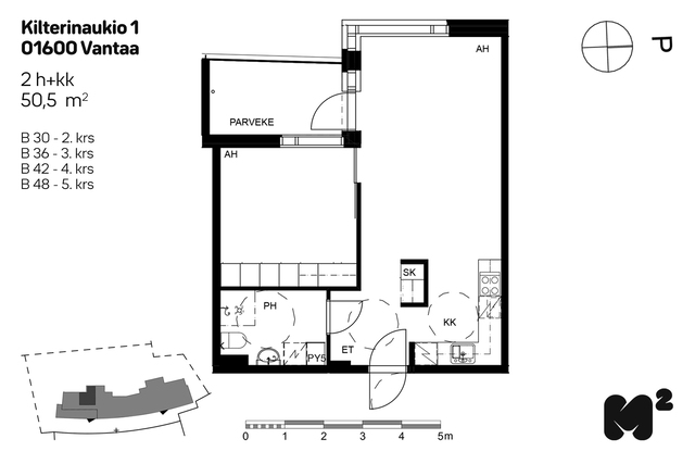 Rental Vantaa Myyrmäki 2 rooms