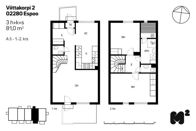 Rental Espoo Nöykkiö 3 rooms
