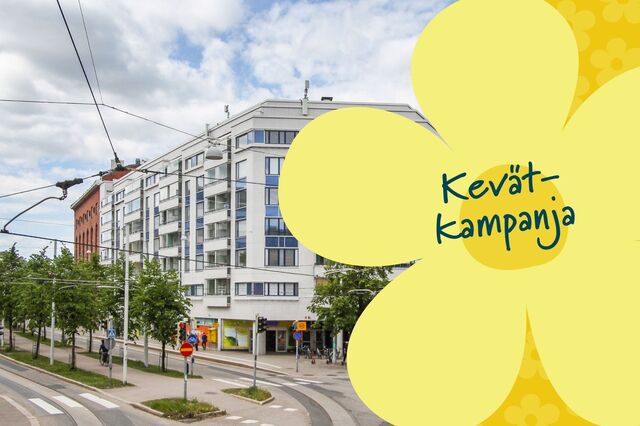 Vuokra-asunto Helsinki Vallila Kaksio Kevätkampanja
