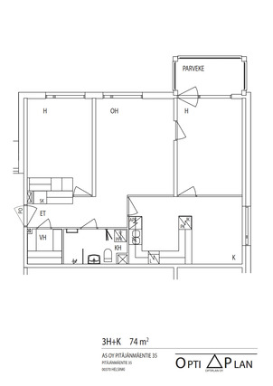 Rental Helsinki Pitäjänmäki 3 rooms Kampanjakuva