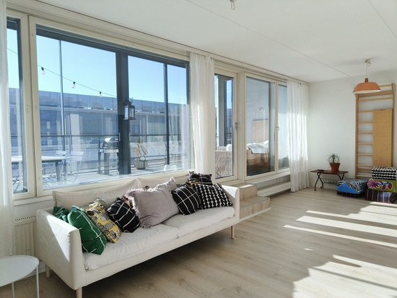 Rental Jyväskylä Keskusta 5 + lasitettu terassi