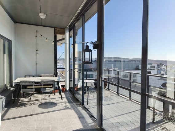 Rental Jyväskylä Keskusta 5 + lasitettu terassi