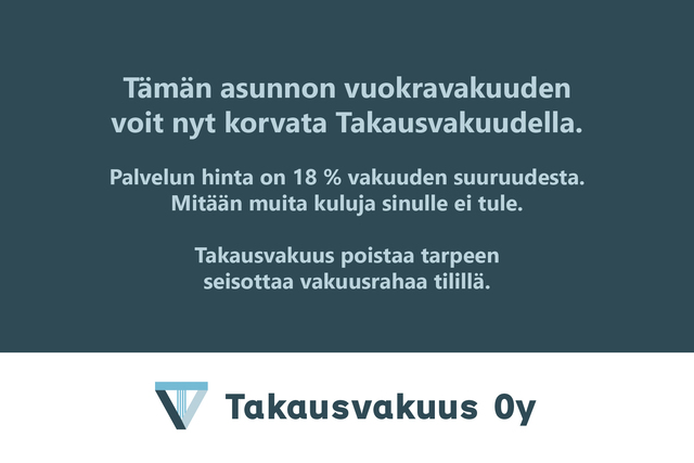 Vuokra-asunto Helsinki Vartiokylä Yksiö Valoisa koti rauhallisella alueella! Ei maan tasolla. Taloyhtiön netti 0 ¤/kk, vesimaksu 0 ¤/kk.