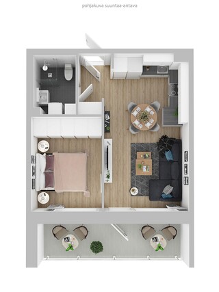 Rental Järvenpää Pajala 2 rooms -
