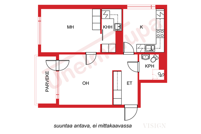 Vuokra-asunto Hyvinkää Paavola Kaksio