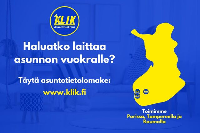 Vuokra-asunto Pori Keskusta 4 huonetta