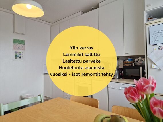 Vuokra-asunto Turku Laukkavuori 3 huonetta