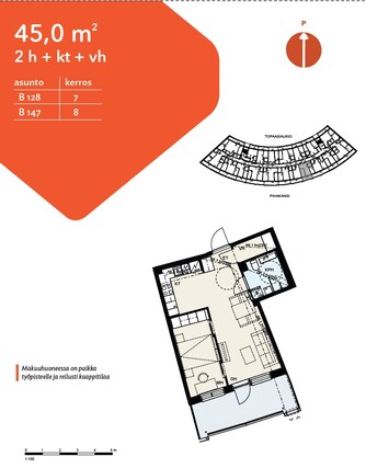 Right of occupancy apartment Vantaa Kivistö 2 rooms