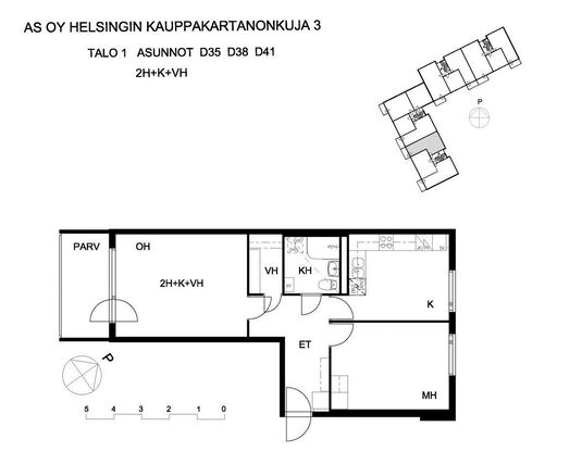 Vuokra-asunto Helsinki Itäkeskus Kaksio