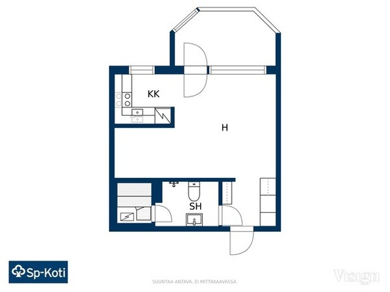 Vuokra-asunto Jämsä Keskusta Yksiö