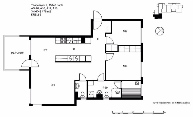 Rental Lahti Ankkuri 3 rooms