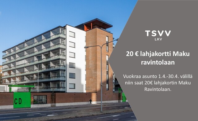 Rental Turku Kupittaa 1 room Yleiskuva