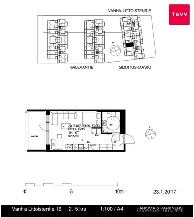 Rental Turku Kupittaa 1 room Yleiskuva