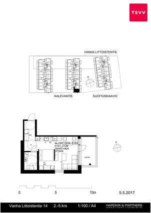 Rental Turku Kupittaa 1 room Yleiskuva