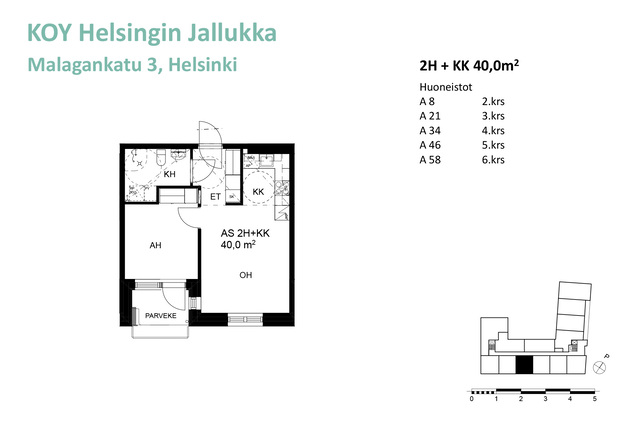 Vuokra-asunto Helsinki Jätkäsaari Kaksio