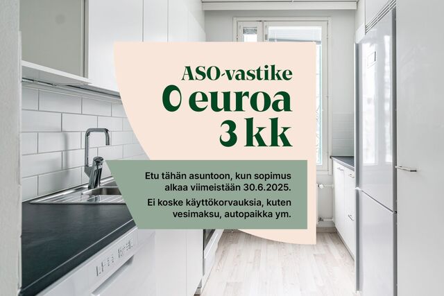 Asumisoikeusasunto Helsinki Vuosaari 3 huonetta