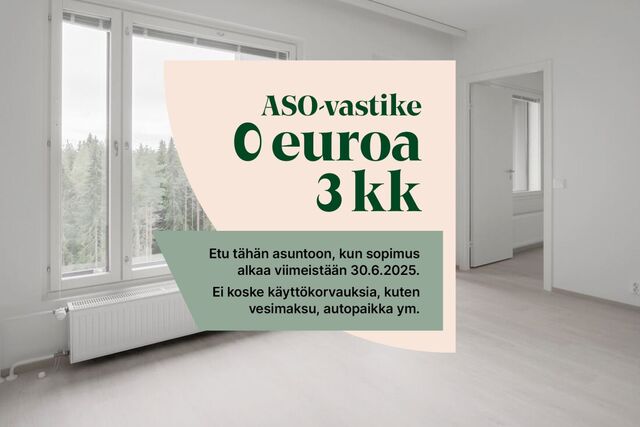 Asumisoikeusasunto Jyväskylä Kauramäki Kaksio