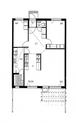 Right of occupancy apartment Hollola Soramäki 3 rooms