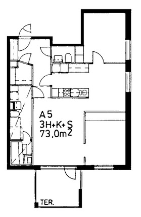 Asumisoikeusasunto Helsinki Herttoniemenranta 3 huonetta