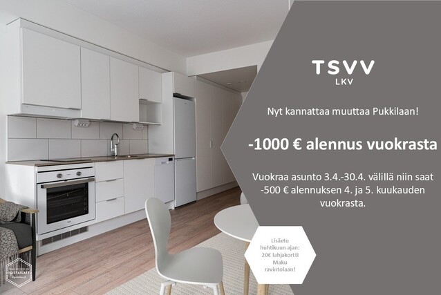 Vuokra-asunto Turku Pukkila Yksiö Yleiskuva