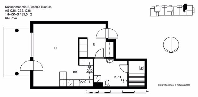 Rental Tuusula Hyrylä 1 room