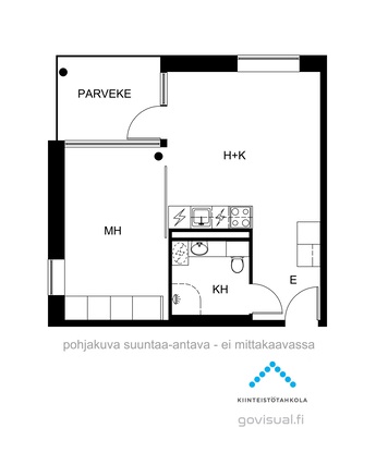 Vuokra-asunto Rovaniemi Viirinkangas Kaksio