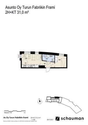 Rental Turku Keskusta 2 rooms Julkisivukuva
