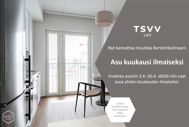 Vuokra-asunto Turku Herttuankulma Yksiö Yleiskuva