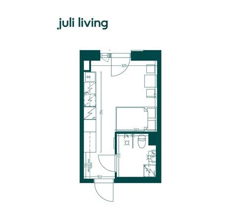 Rental Turku Herttuankulma 1 room Yleiskuva