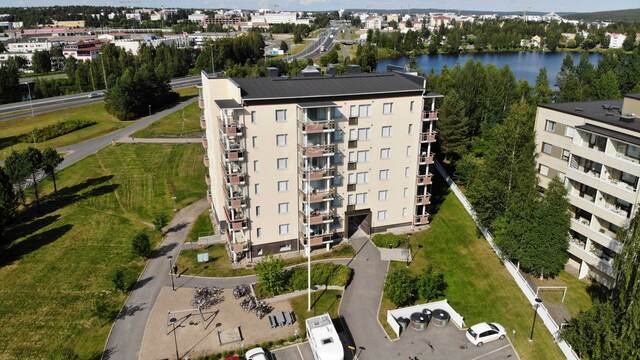 Vuokra-asunto Rovaniemi Ahkiomaa Yksiö Talo ulkoapäin.