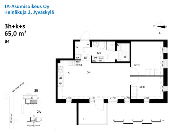 Right of occupancy apartment Jyväskylä Haukkamäki 3 rooms