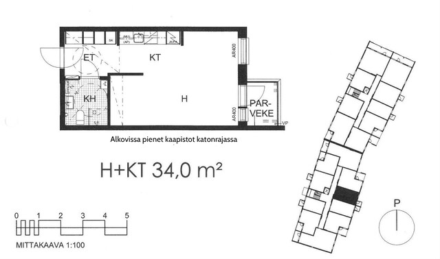 Vuokra-asunto Tampere Härmälänranta Yksiö Yleiskuva