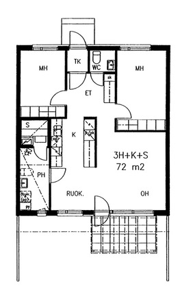 Asumisoikeusasunto Lahti Nikkilä 3 huonetta