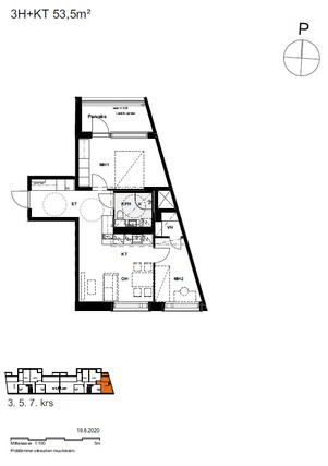 Vuokra-asunto Espoo Niittykumpu 3 huonetta Havainnekuva
