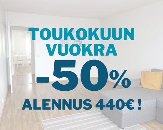 Vuokra-asunto Rovaniemi Ounasrinne 3 huonetta