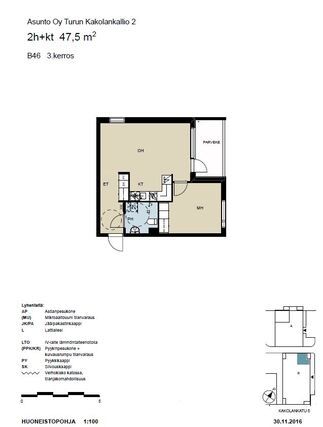Rental Turku Kakolanmäki 2 rooms Julkisivu