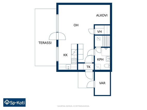 Rental Forssa Linikkala 1 room